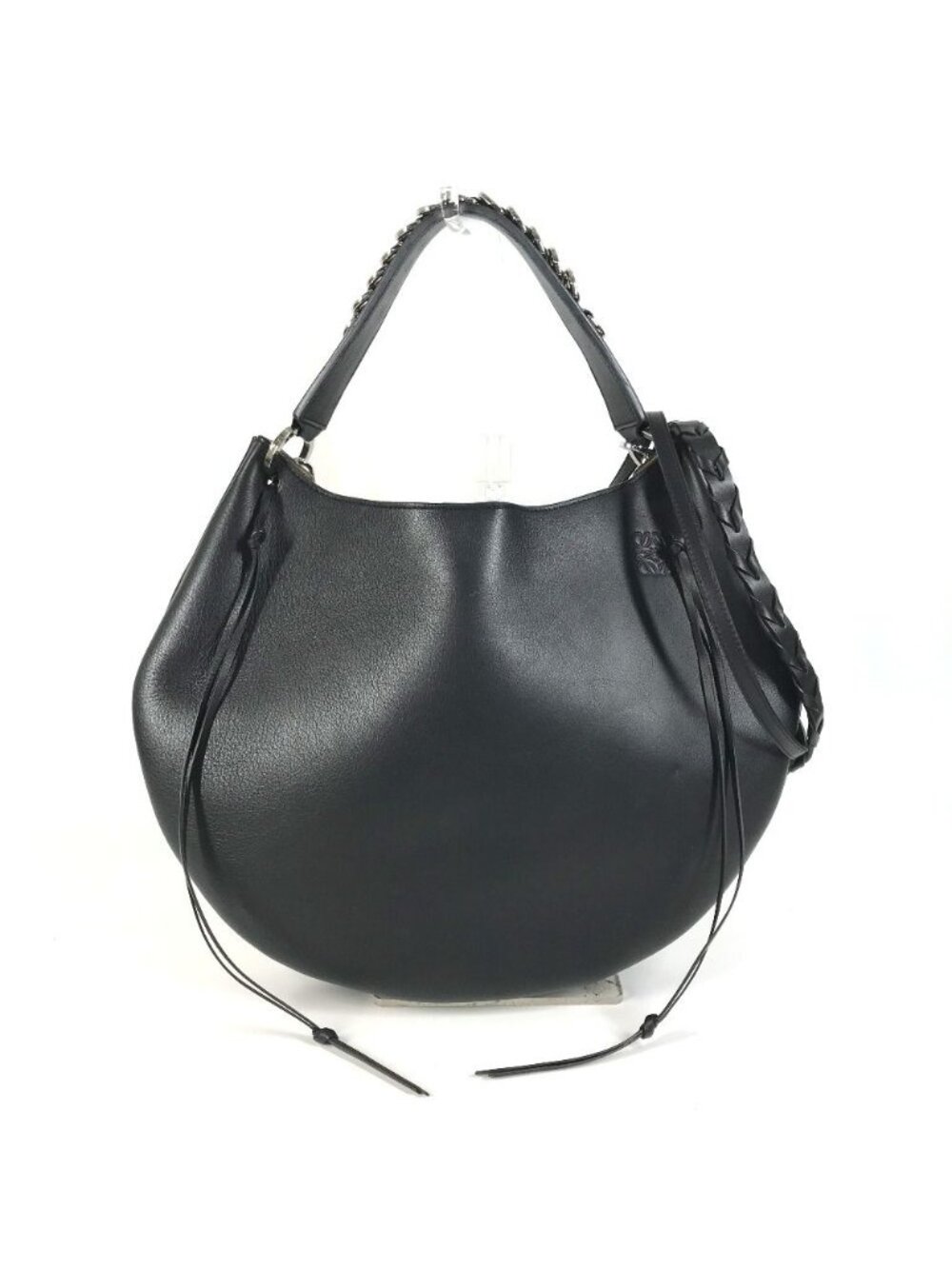 Loewe Shoulder Bag Fortune Hobo 326.62 Leather Black